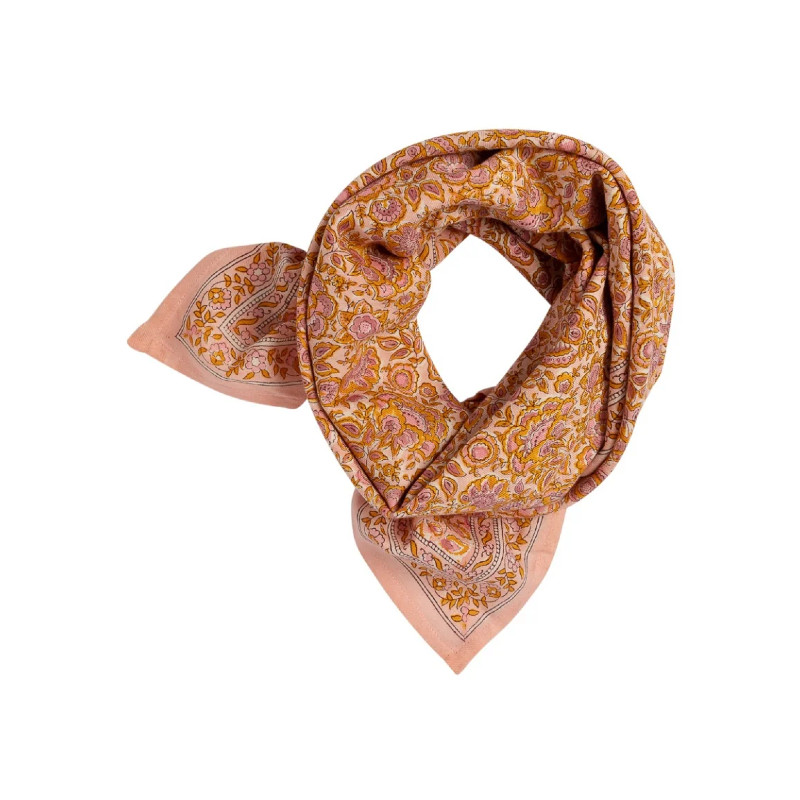 Grand Foulard Garda Pop Pink Bindi Atelier