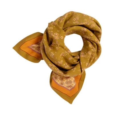 Grand Foulard Itsi Khaki Bindi Atelier
