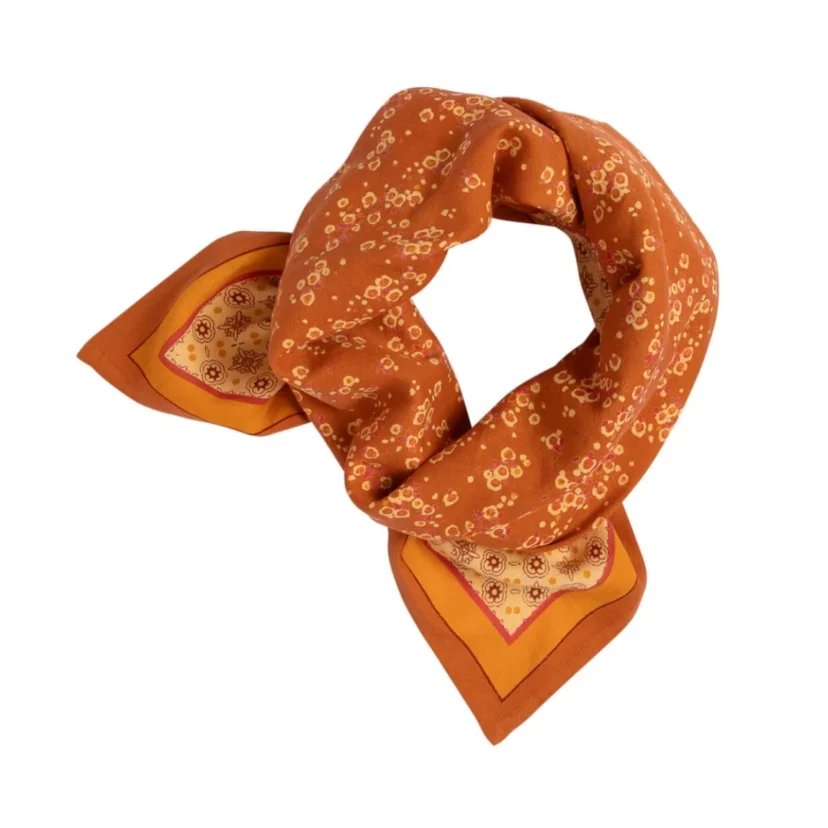 Grand Foulard Itsi Rouille Bindi Atelier